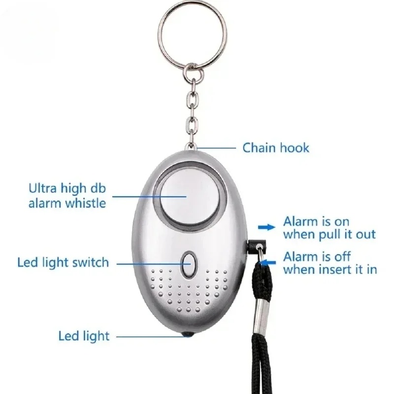 1/2 Pezzi Allarme di Autodifes - Personal Alarm Keychain recensione e prezzo