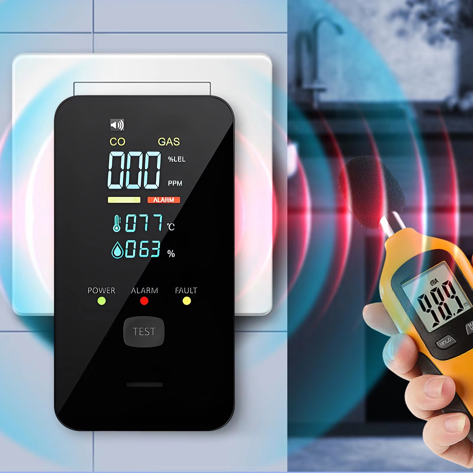 Rilevatore di gas naturale e m - Co Detector Plug recensione e prezzo