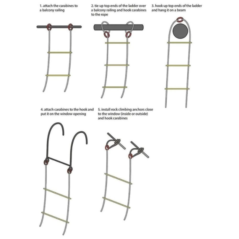 Scala a Corda Isolata Antisciv - Fire Escape Ladder recensione e prezzo